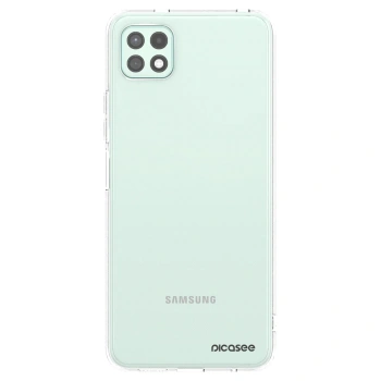 Picasee Samsung Galaxy A22 A226B 5G Hülle - Transparentes Silikon - Clear