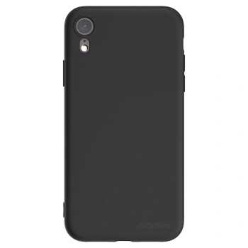 Picasee Apple iPhone XR Hülle - Schwarzes Silikon - Clear