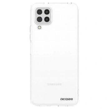 Picasee Samsung Galaxy A22 A225F 4G Hülle - Transparentes Silikon - Clear