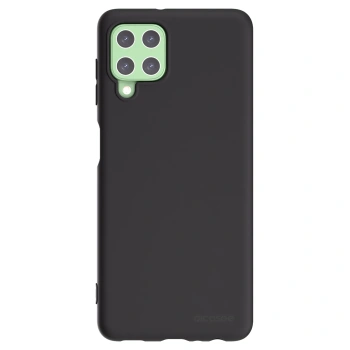 Picasee Samsung Galaxy A22 A225F 4G Hülle - Schwarzes Silikon - Clear