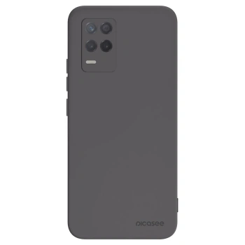 Picasee Realme 8 5G Hülle - Schwarzes Silikon - Clear