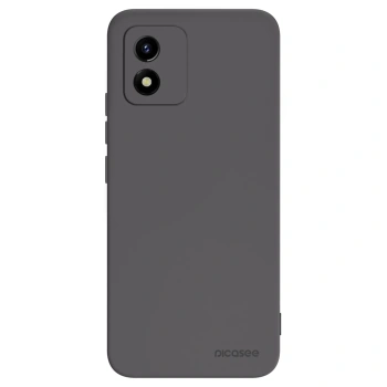 Picasee Vivo Y01 Hülle - Schwarzes Silikon - Clear