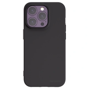 Picasee Apple iPhone 14 Pro Hülle - Schwarzes Silikon - Clear