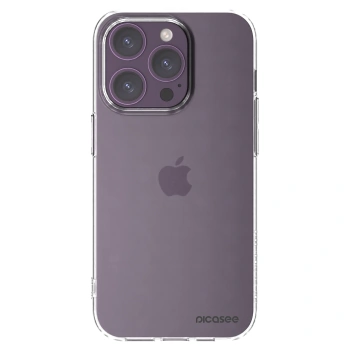 Picasee Apple iPhone 14 Pro Hülle - Transparentes Silikon - Clear