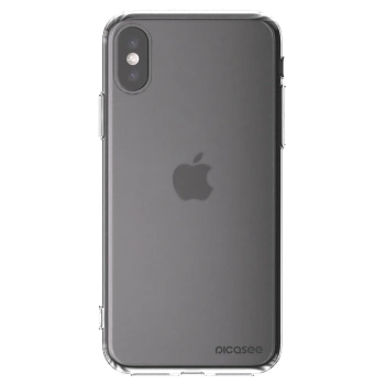 Picasee Apple iPhone X/XS Hülle - Transparentes Silikon - Clear