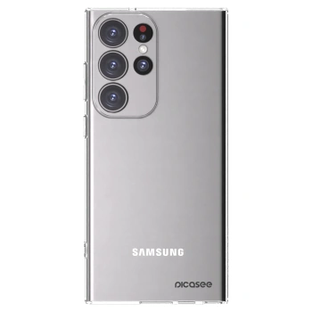 Picasee Samsung Galaxy S23 Ultra 5G Hülle - Transparentes Silikon - Clear