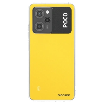 Picasee Xiaomi Poco X5 Pro Hülle - Schwarzes Silikon - Clear