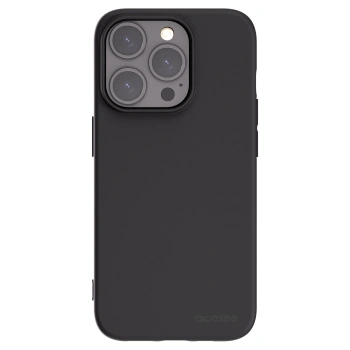 Picasee Apple iPhone 15 Pro Hülle - Schwarzes Silikon - Clear