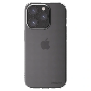 Picasee Apple iPhone 15 Pro Hülle - Transparentes Silikon - Clear