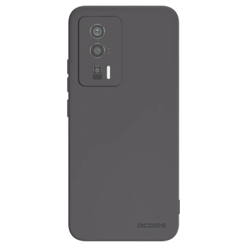 Picasee Xiaomi Poco F5 Pro 5G Hülle - Schwarzes Silikon - Clear