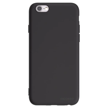 Picasee Apple iPhone 6/6S Hülle - Schwarzes Silikon - Clear