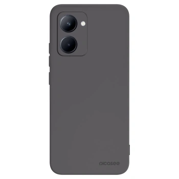 Picasee Realme C33 (2023) Hülle - Schwarzes Silikon - Clear
