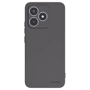Picasee Realme C53 Hülle - Schwarzes Silikon - Clear