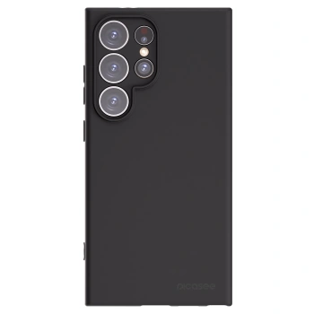Picasee Samsung Galaxy S24 Ultra S928B 5G Hülle - Schwarzes Silikon - Clear