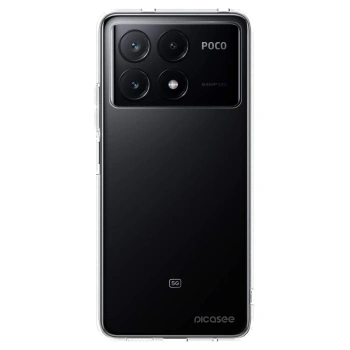 Picasee Xiaomi Poco X6 Pro Hülle - Transparentes Silikon - Clear
