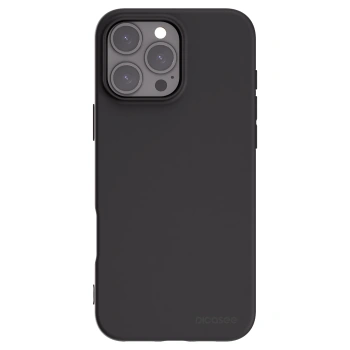 Picasee Apple iPhone 16 Pro Max Hülle - Schwarzes Silikon - Clear