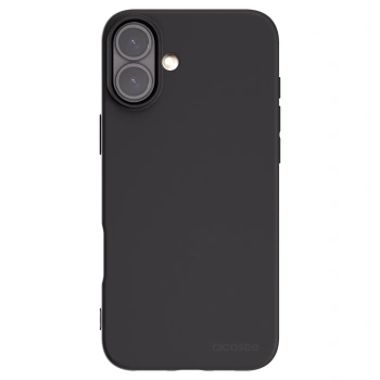 Picasee Apple iPhone 16 Plus Hülle - Schwarzes Silikon - Clear