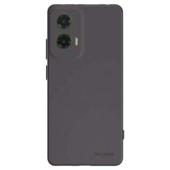 Picasee Motorola Moto G35 5G Hülle - Schwarzes Silikon - Clear