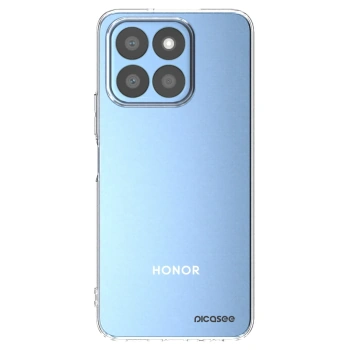 Picasee Honor X8c Hülle - Transparentes Silikon - Clear
