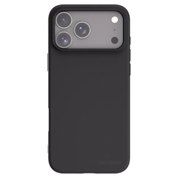 Picasee Apple iPhone 17 Pro Max Hülle - Schwarzes Silikon - Clear