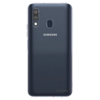 Picasee Samsung Galaxy A40 A405F Hülle - Transparentes Silikon - Clear