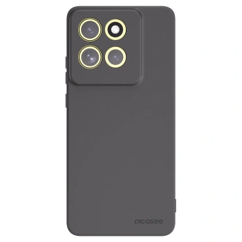 Picasee Motorola Moto G86 Power 5G Hülle - Schwarzes Silikon - Clear