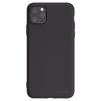 Picasee Apple iPhone 11 Pro Max Hülle - Schwarzes Silikon - Clear