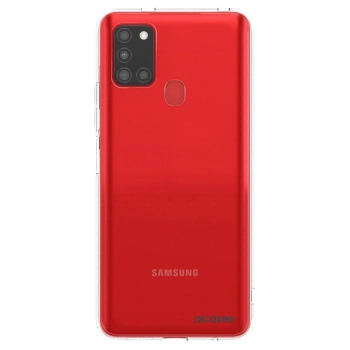 Picasee Samsung Galaxy A21s Hülle - Transparentes Silikon - Clear