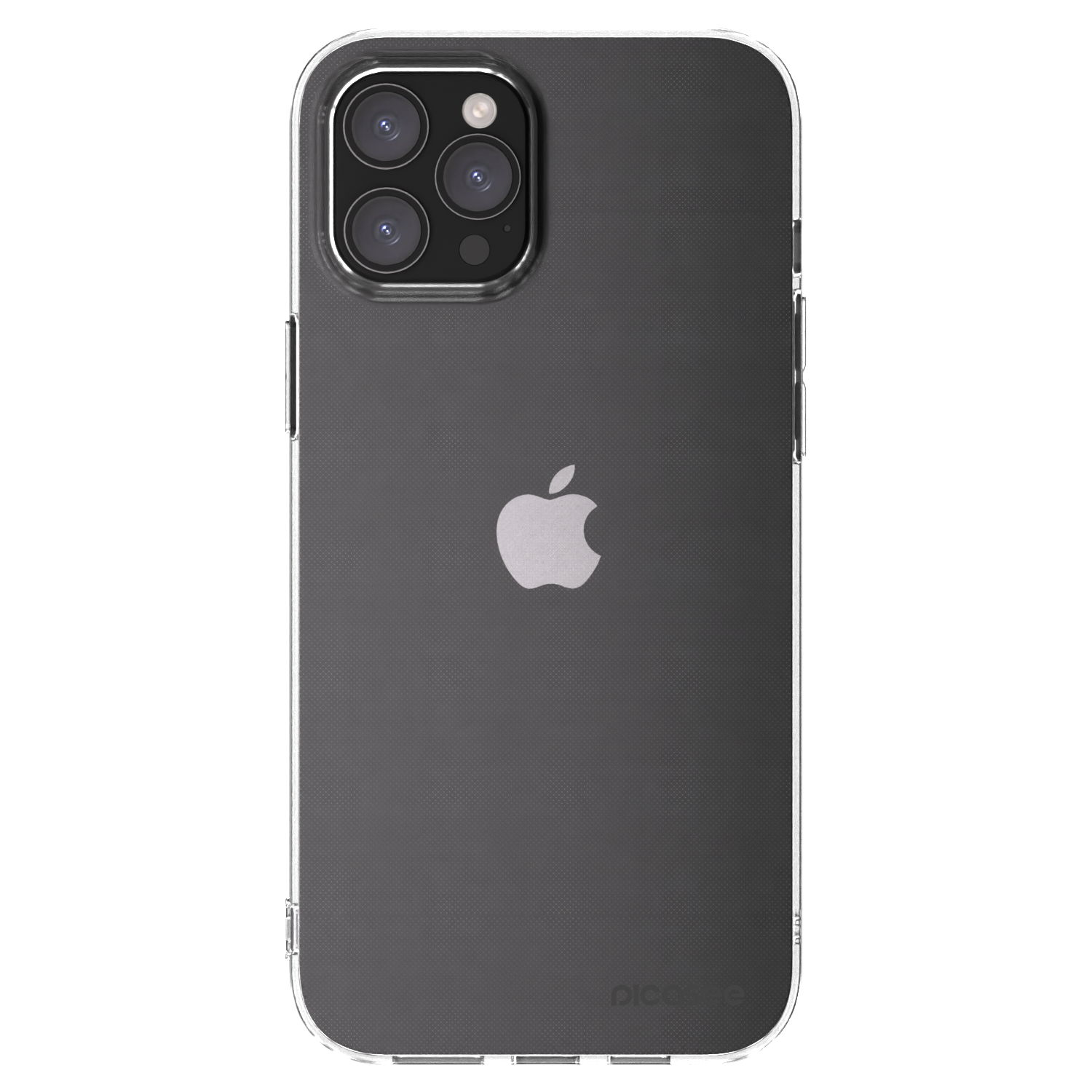 Picasee Apple iPhone 12 Pro Max Hülle - Transparentes Silikon - Clear