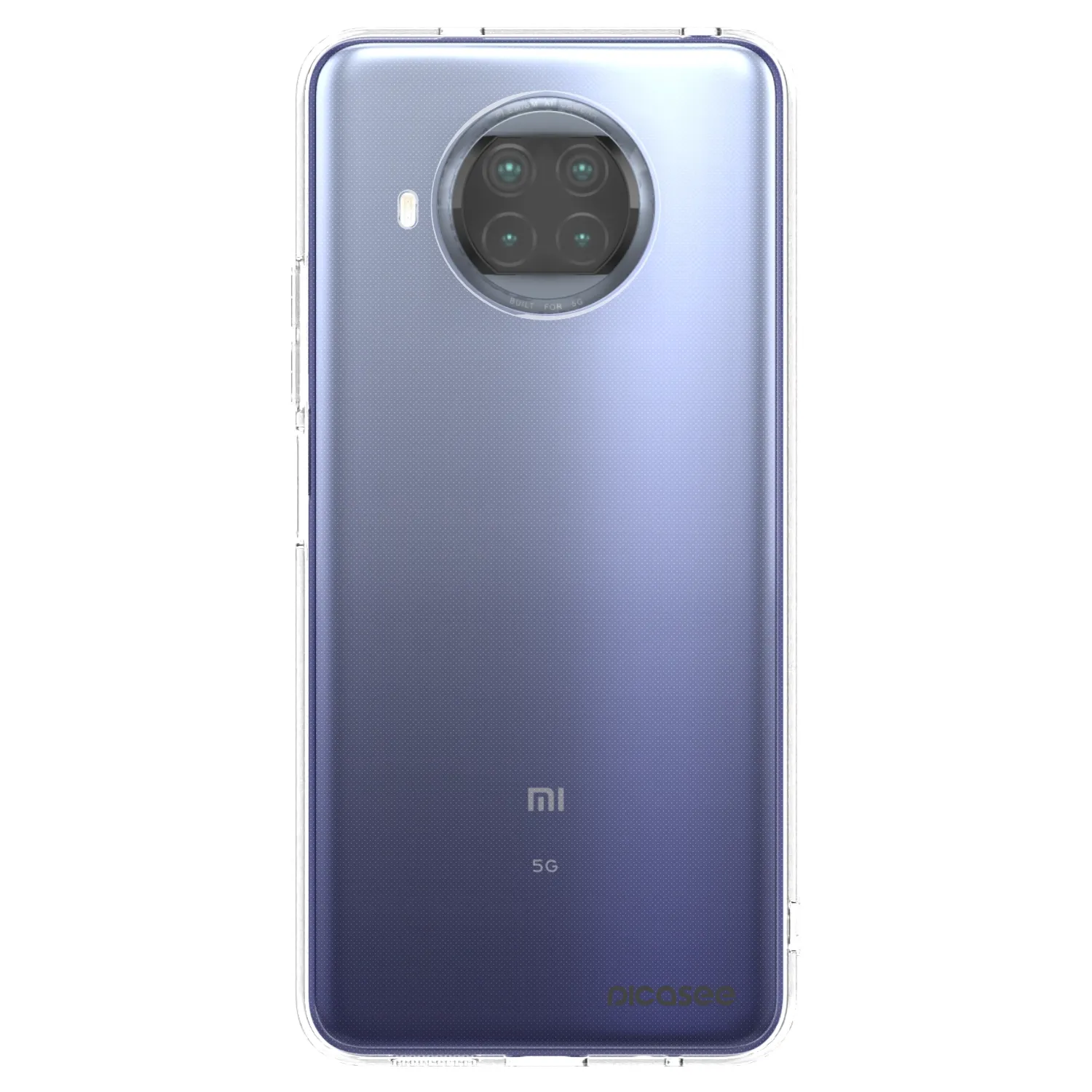 Picasee Xiaomi Mi 10T Lite Hülle - Transparentes Silikon - Clear