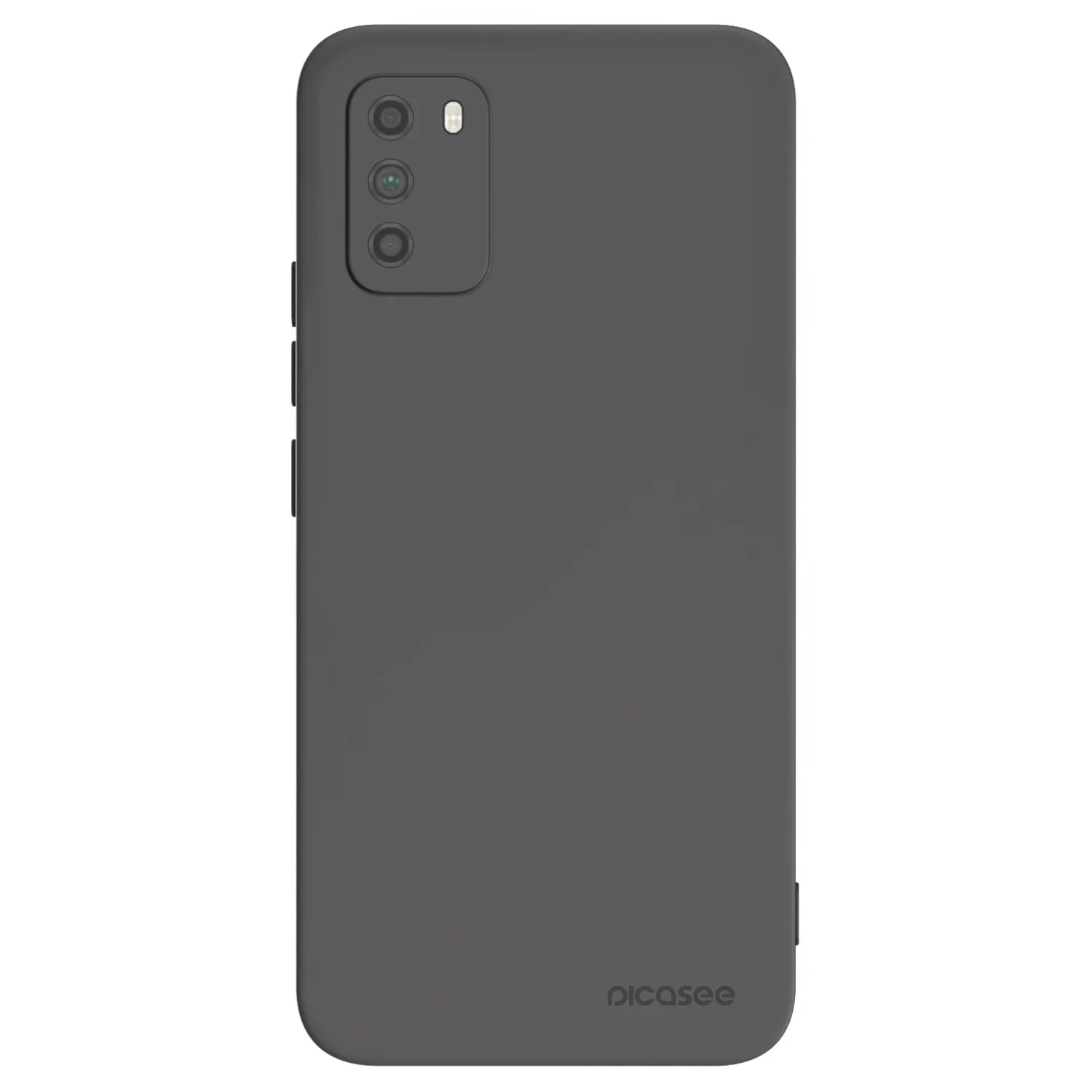 Picasee Xiaomi Poco M3 Hülle - Schwarzes Silikon - Clear