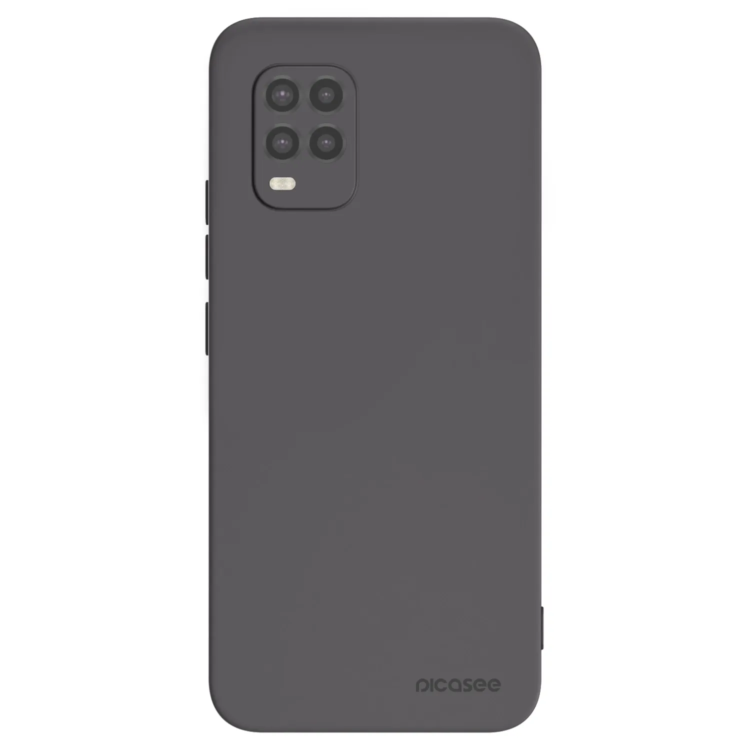 Picasee Xiaomi Mi 10 Lite Hülle - Schwarzes Silikon - Clear