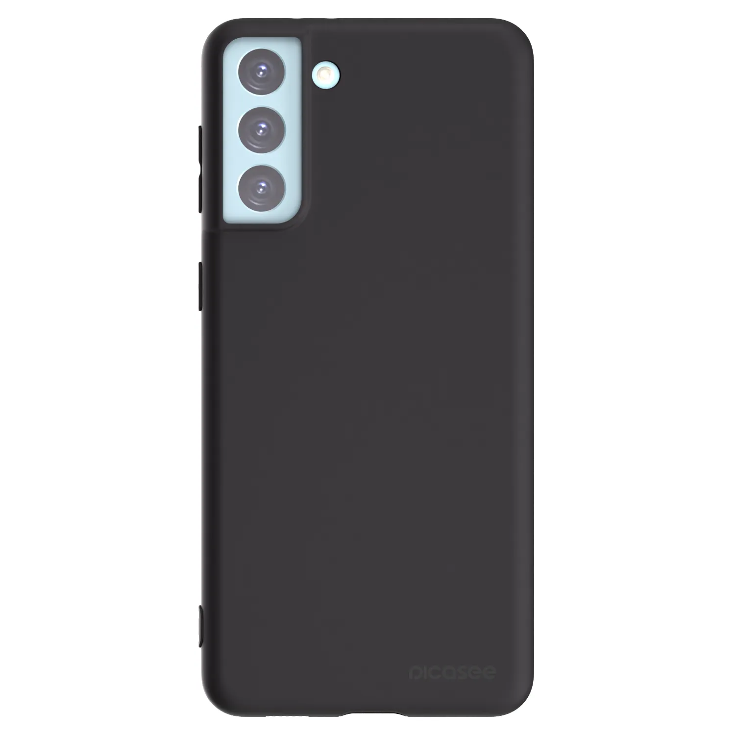 Picasee Samsung Galaxy S21+ 5G G996F Hülle - Schwarzes Silikon - Clear
