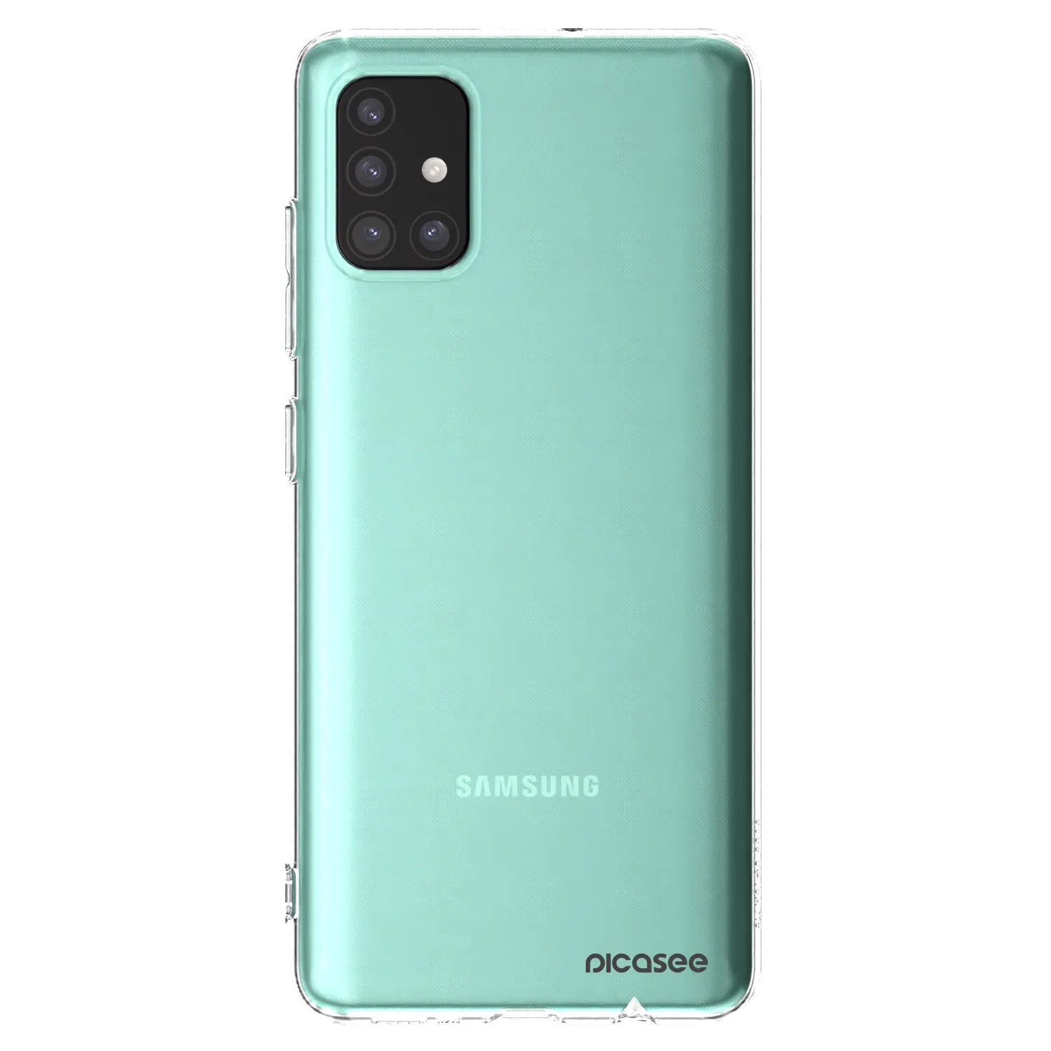 Picasee Samsung Galaxy M31s Hülle - Transparentes Silikon - Clear