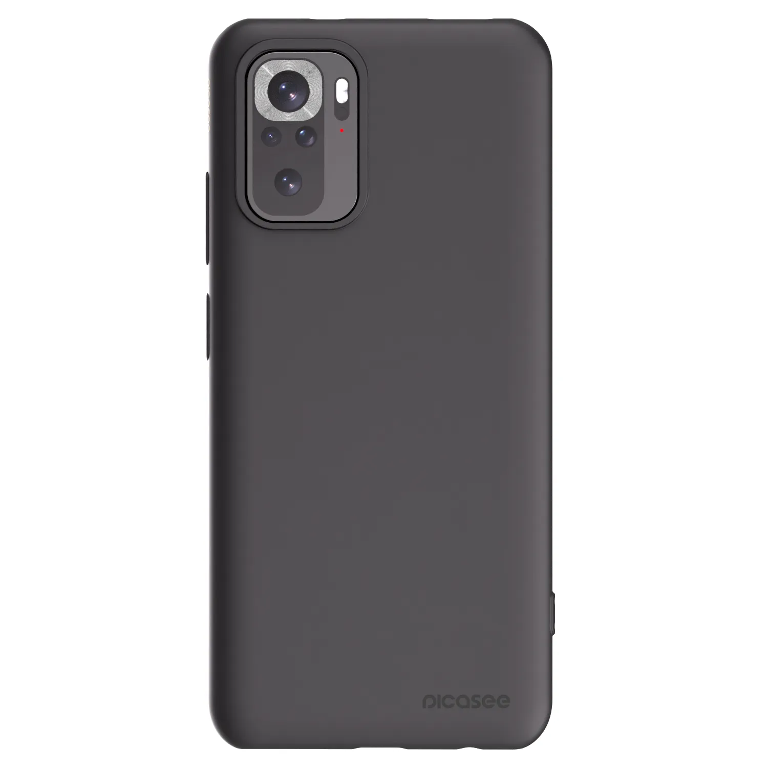 Picasee Xiaomi Redmi Note 10 Hülle - Schwarzes Silikon - Clear