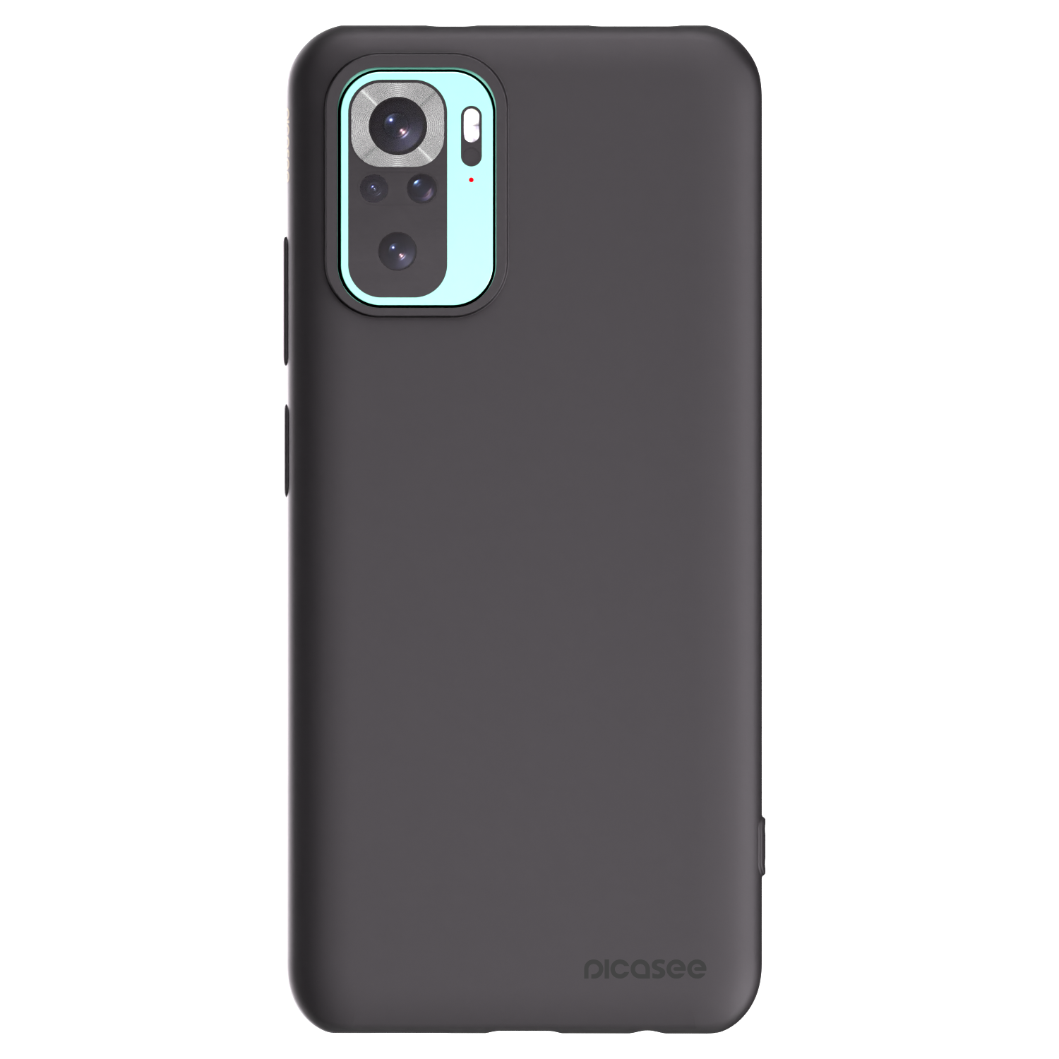 Picasee Xiaomi Redmi Note 10 Pro Hülle - Schwarzes Silikon - Clear