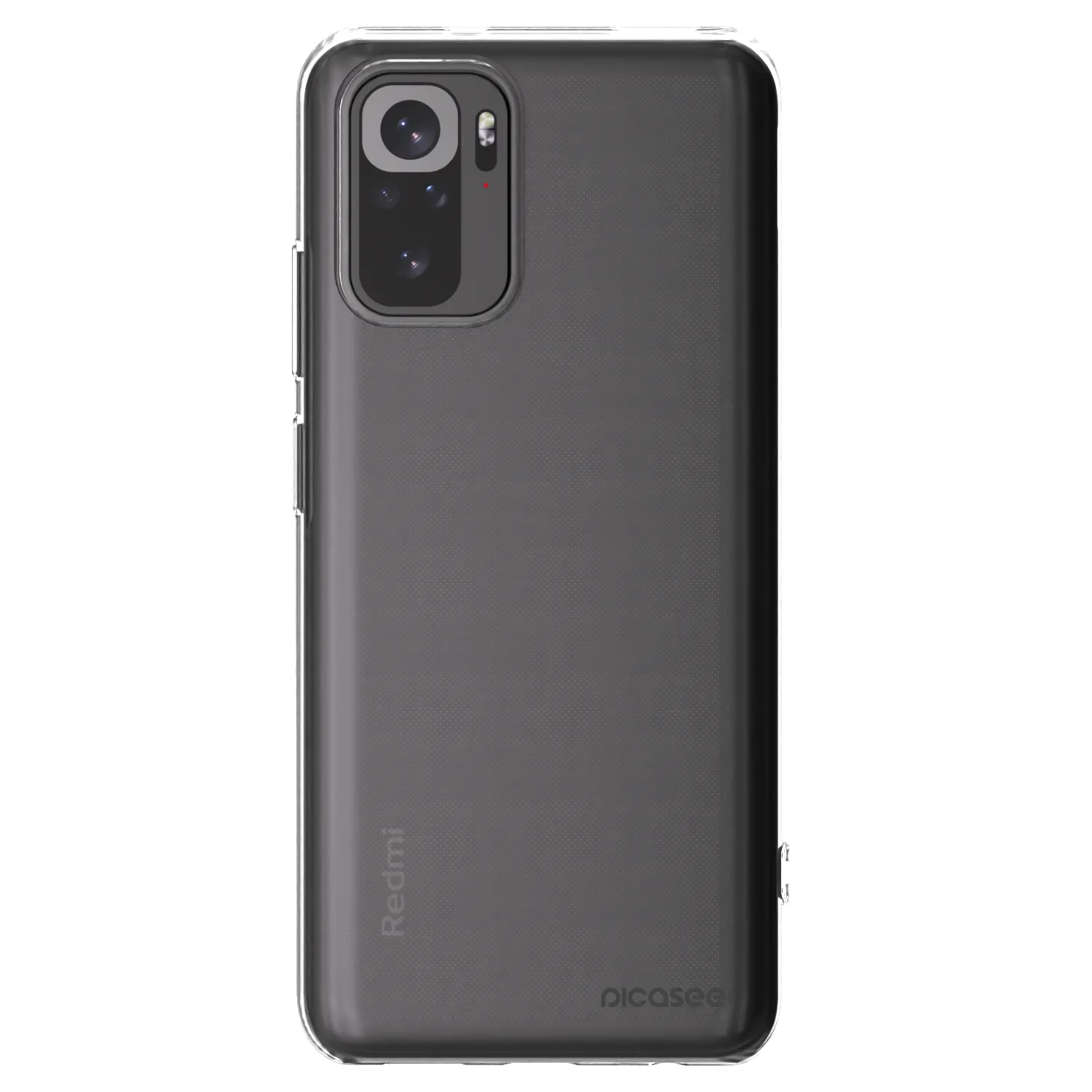 Picasee Xiaomi Redmi Note 10S Hülle - Transparentes Silikon - Clear