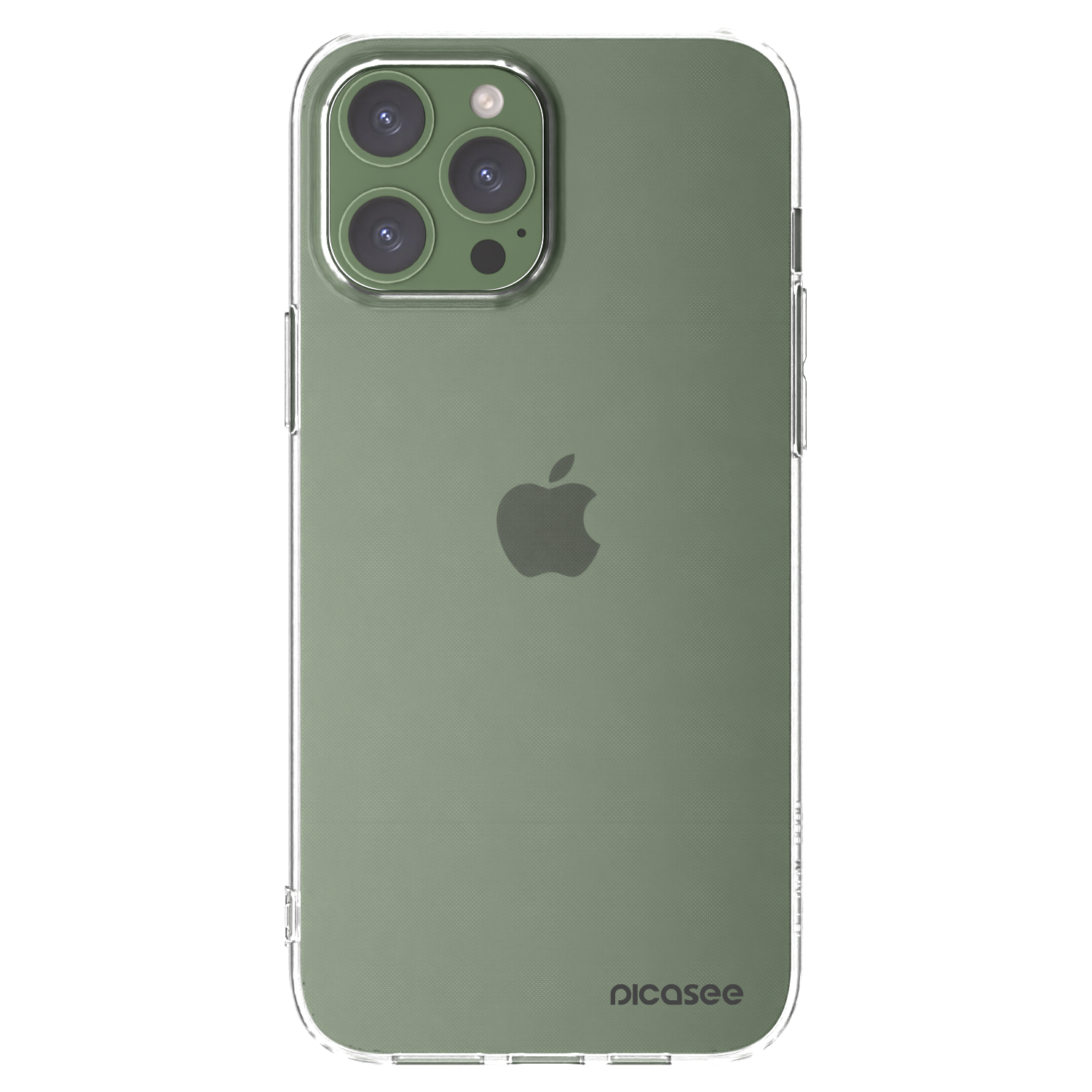 Picasee Apple iPhone 13 Pro Max Hülle - Transparentes Silikon - Clear