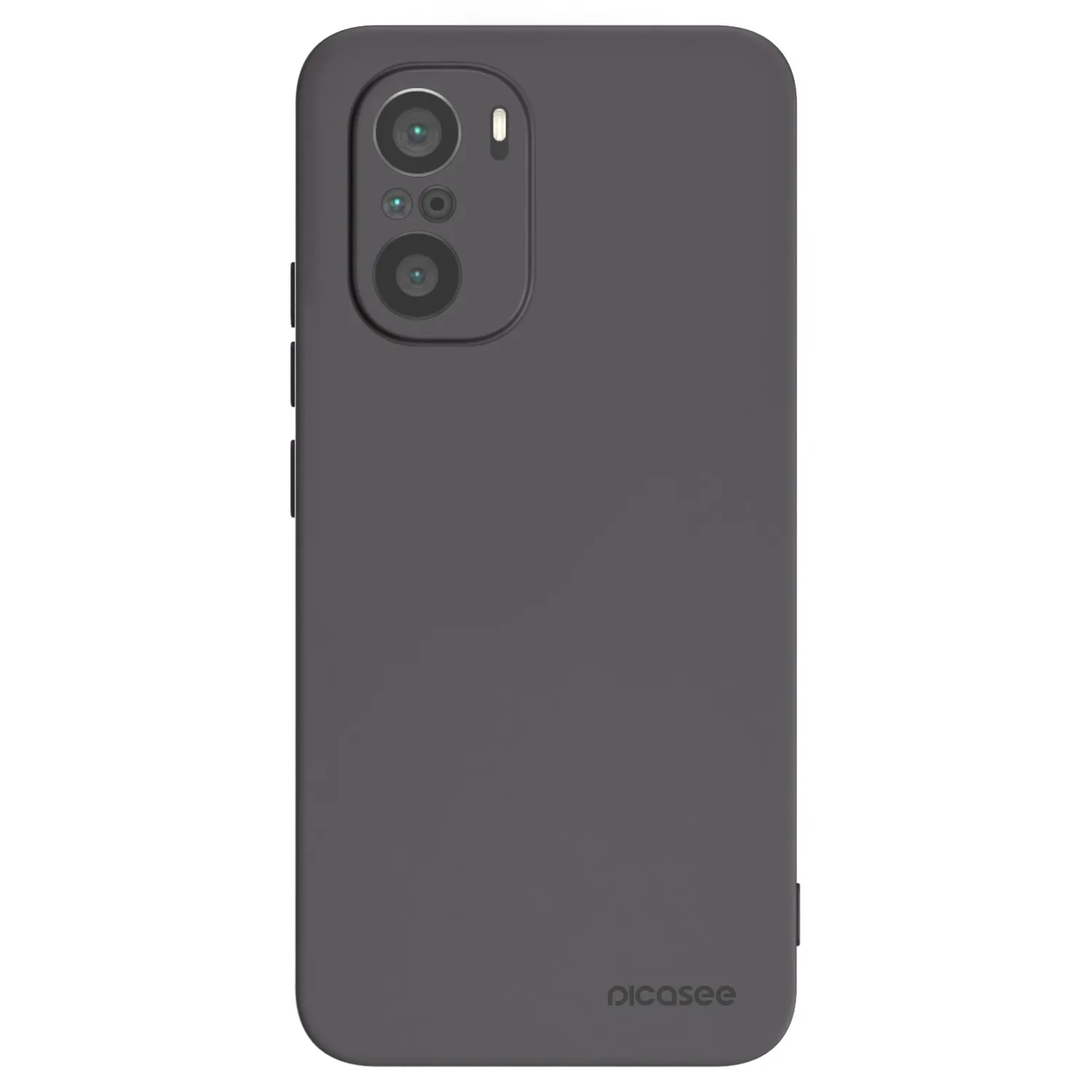 Picasee Xiaomi Poco F3 Hülle - Schwarzes Silikon - Clear