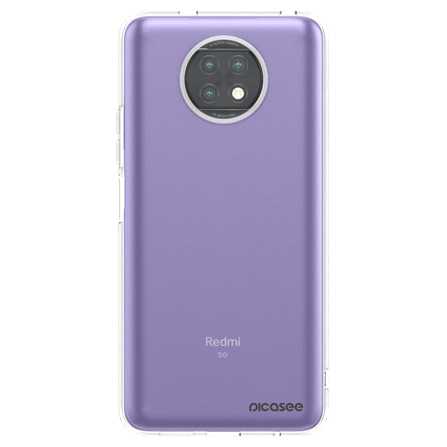 Picasee Xiaomi Redmi Note 9T Hülle - Transparentes Silikon - Clear