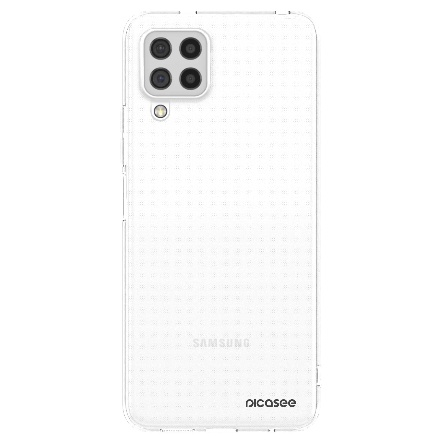 Picasee Samsung Galaxy A22 A225F 4G Hülle - Transparentes Silikon - Clear