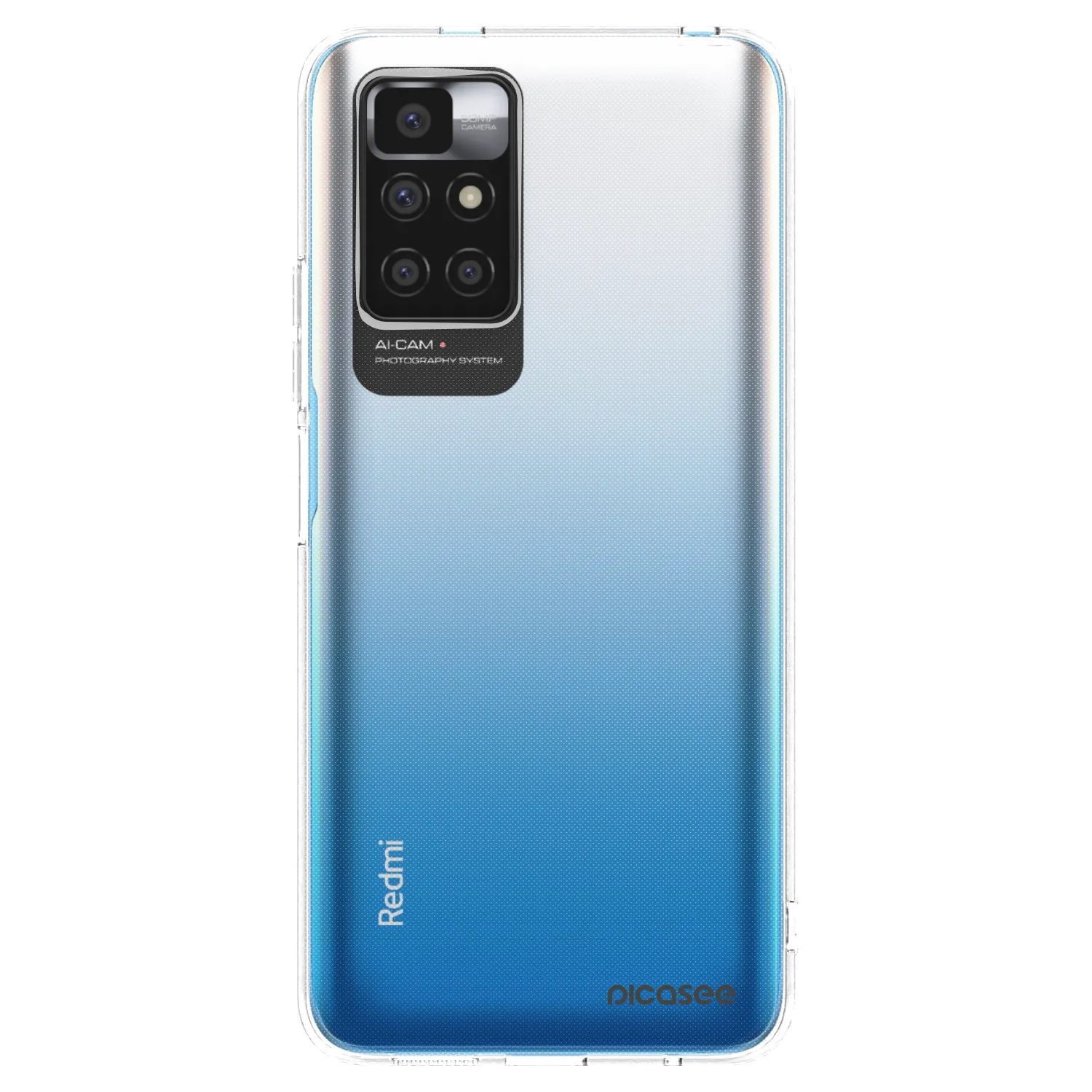 Picasee Xiaomi Redmi 10 Hülle - Transparentes Silikon - Clear