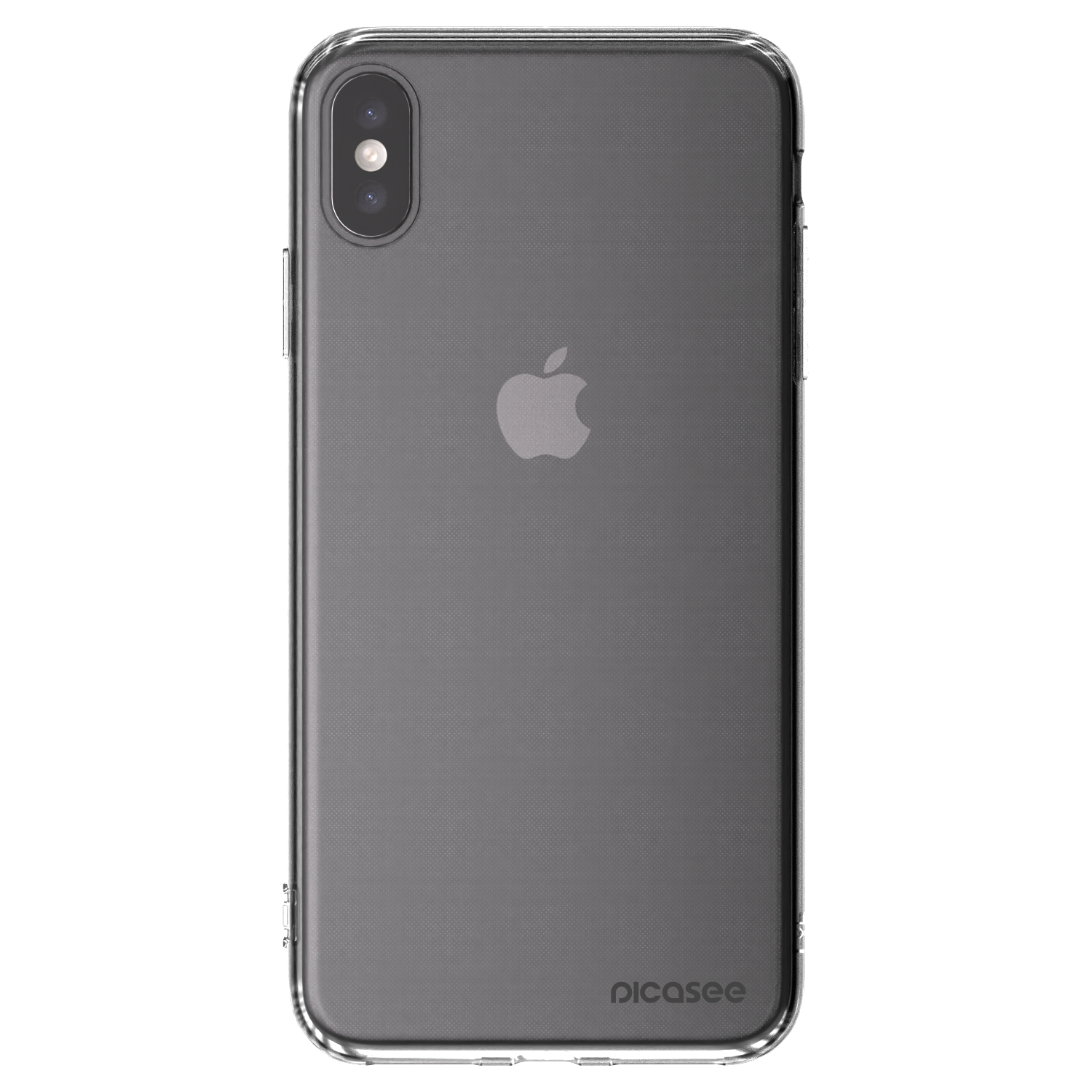 Picasee Apple iPhone XS Max Hülle - Transparentes Silikon - Clear