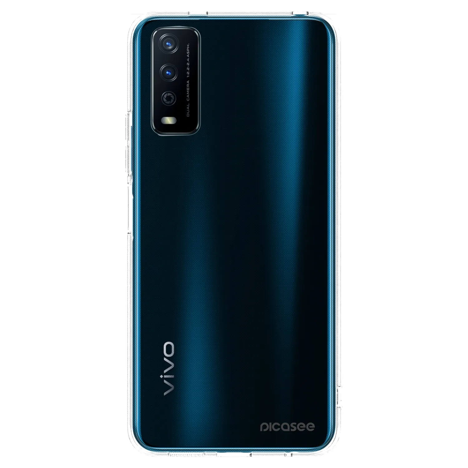 Picasee Vivo Y11s Hülle - Transparentes Silikon - Clear