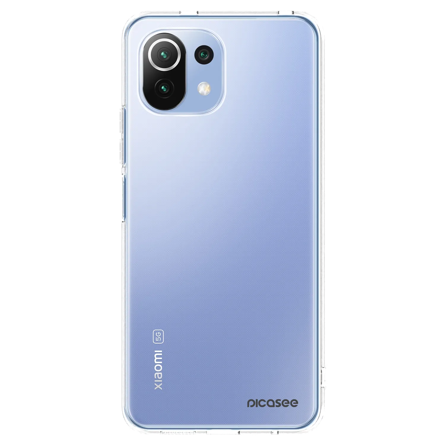 Picasee Xiaomi 11 Lite 5G NE Hülle - Transparentes Silikon - Clear
