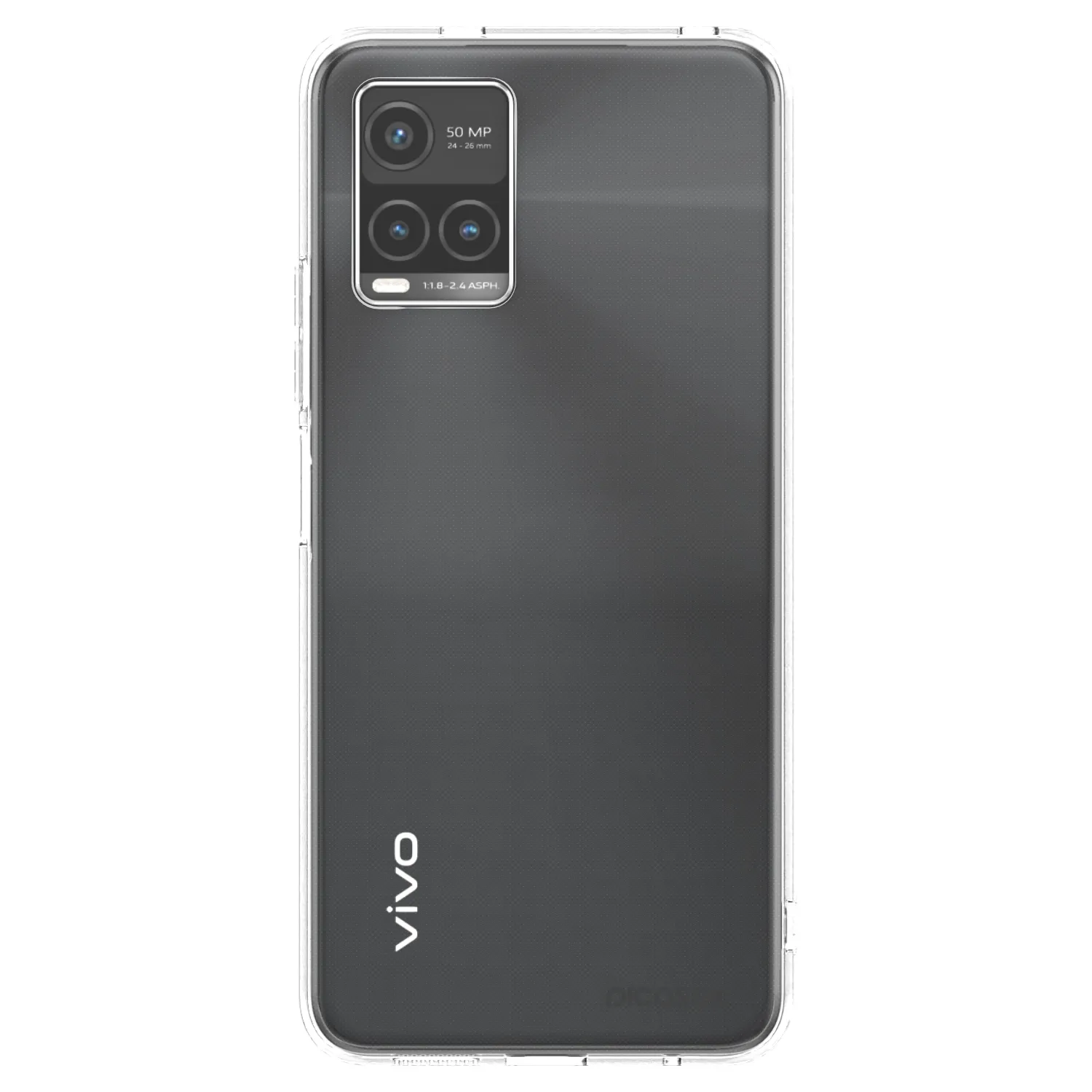 Picasee Vivo Y33s Hülle - Transparentes Silikon - Clear