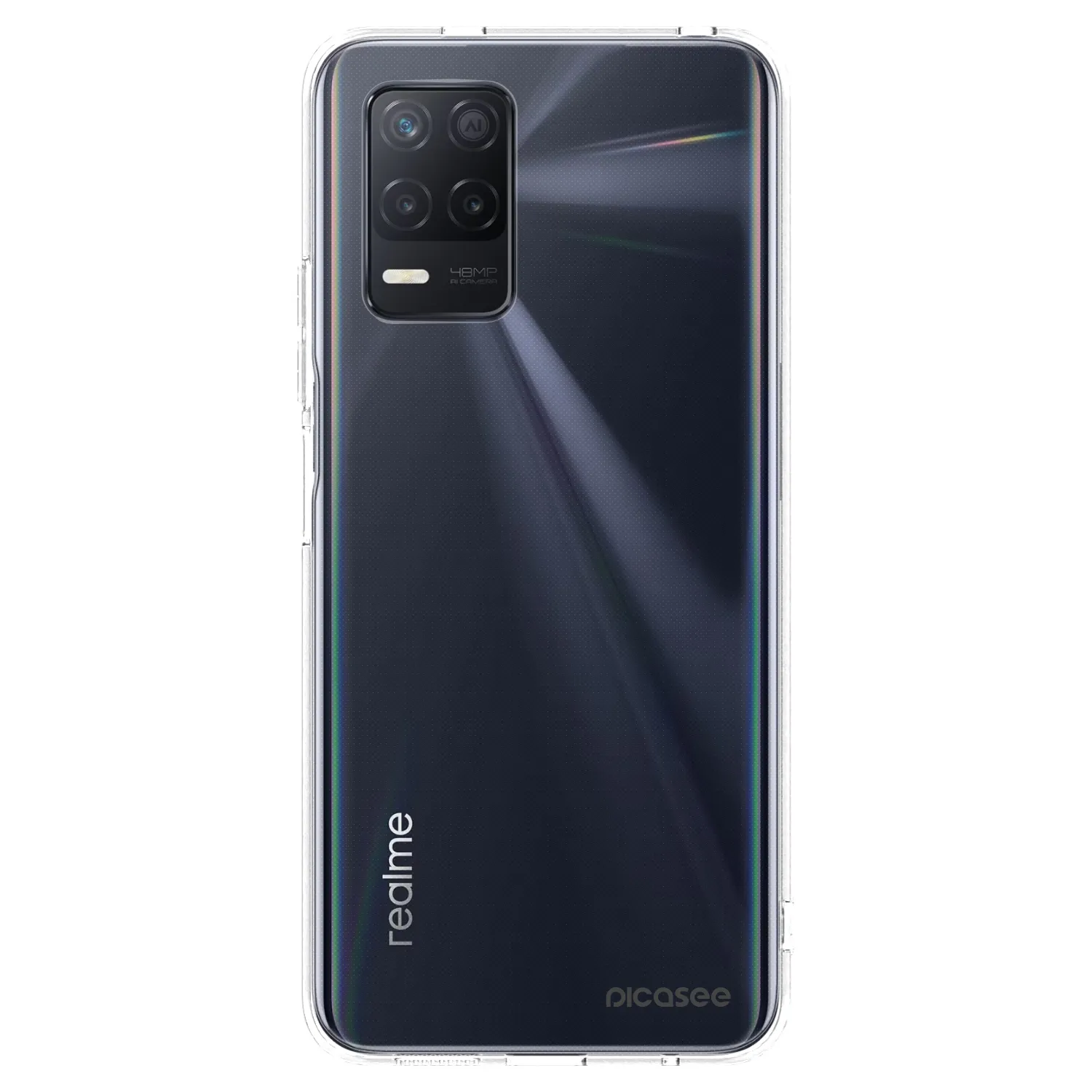Picasee Realme 8 5G Hülle - Transparentes Silikon - Clear