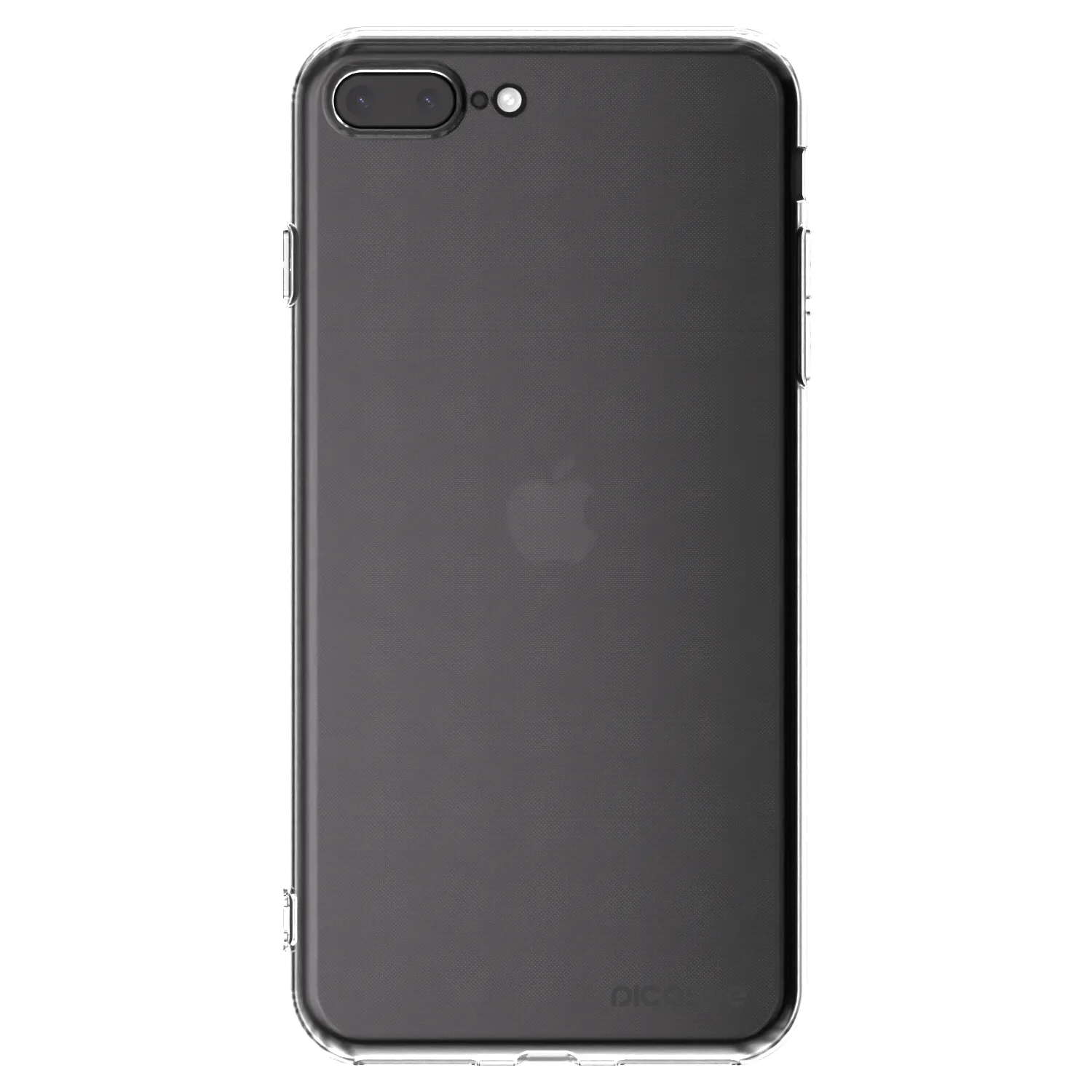 Picasee Apple iPhone 7 Plus Hülle - Transparentes Silikon - Clear