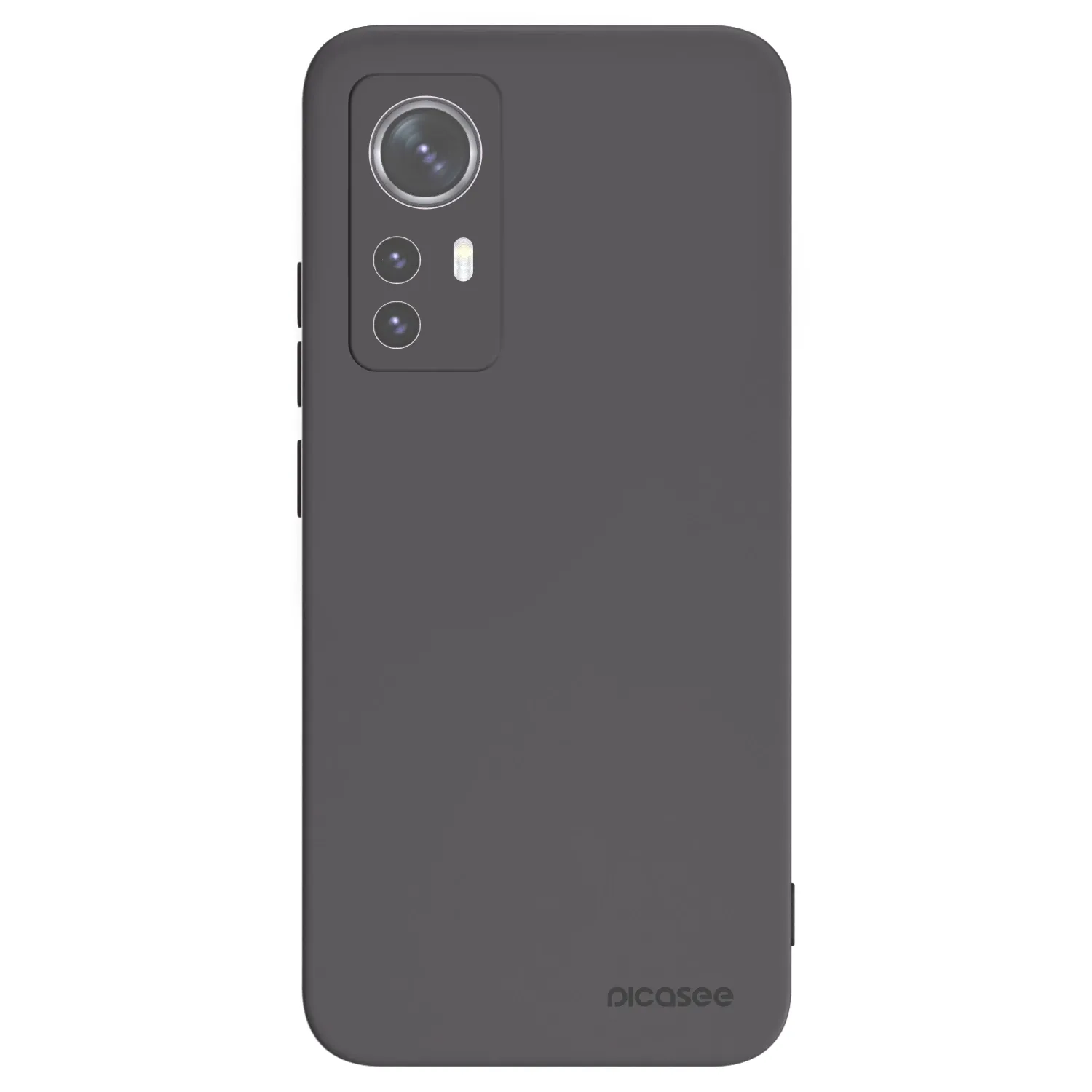 Picasee Xiaomi 12 Hülle - Schwarzes Silikon - Clear