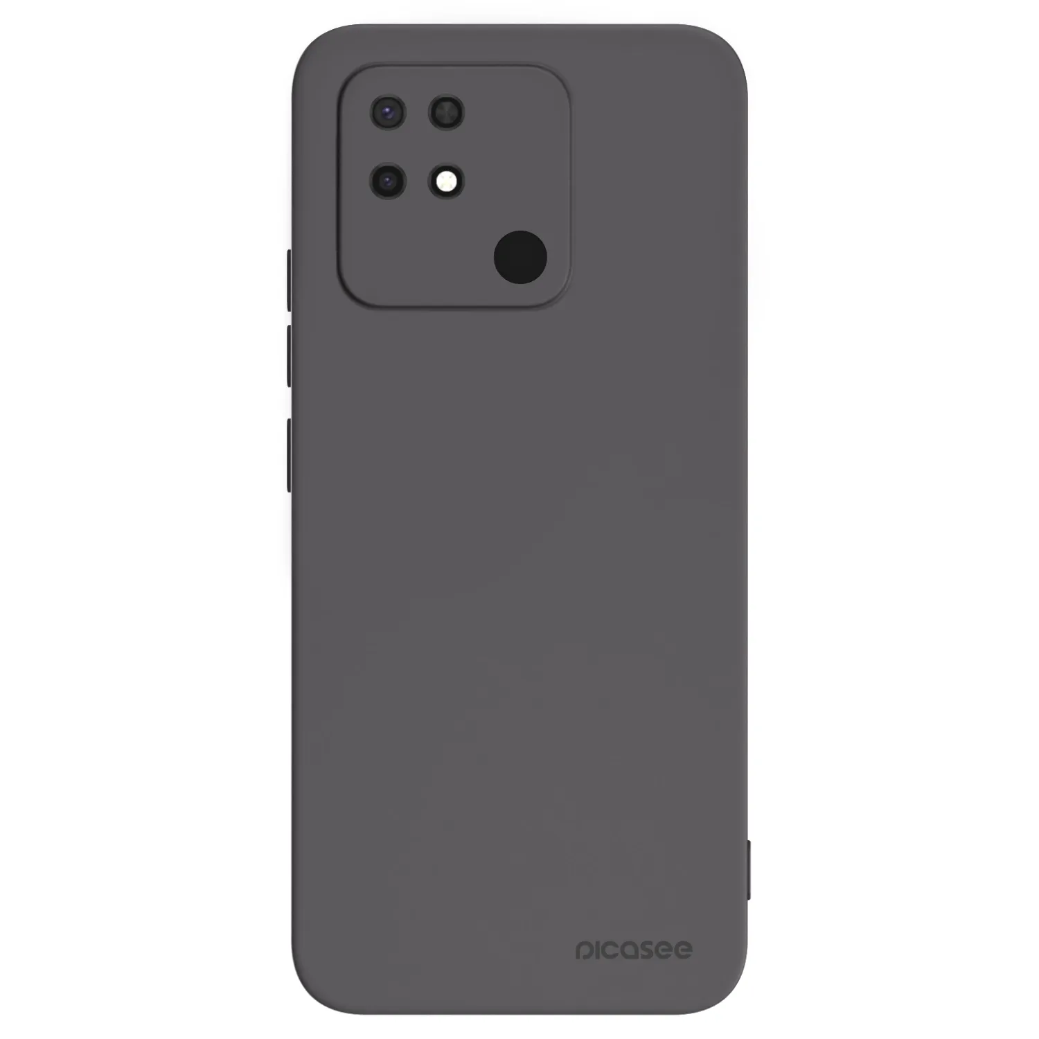 Picasee Xiaomi Redmi 10C Hülle - Schwarzes Silikon - Clear